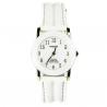 Montre femme bracelet cuir blanc