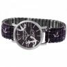 Montre Bracelet Elastique Ancre Marin Noir