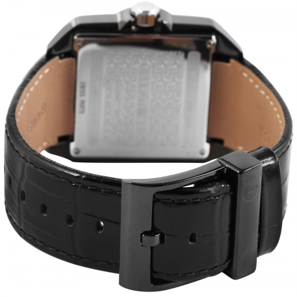 Montre Cerruti 1881 Homme – Bracelet Caoutchouc Noir – Cadran Or Rosé – Style Sport Occasion