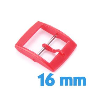 Attache 16 mm ardillon rouge plastique
