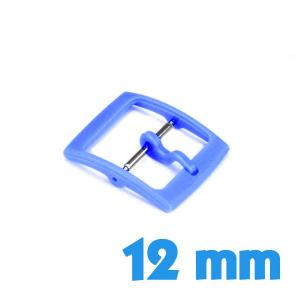 Attache bleu 12 mm plastique ardillon