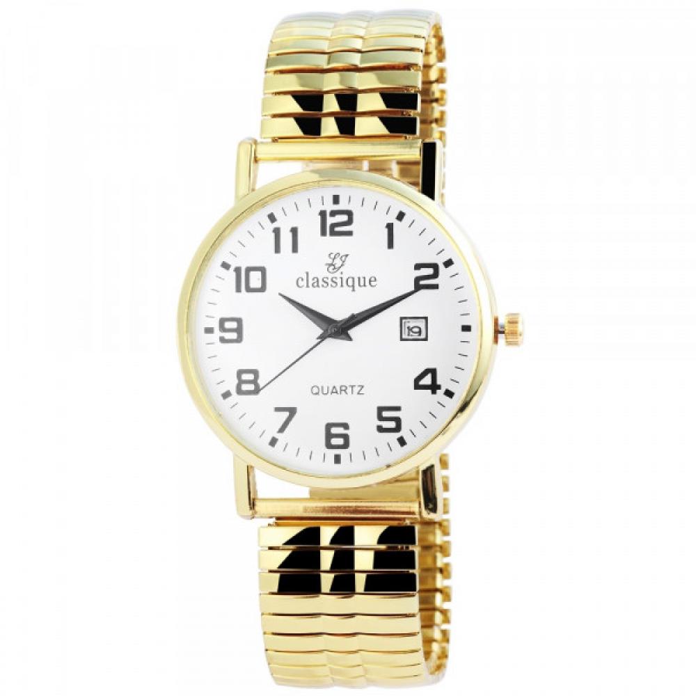 Montre Le Griffon Homme - Bracelet Extensible Argenté - Occasion Fonctionne