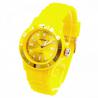 Montre Silicone Jaune