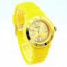 Montre Silicone Jaune