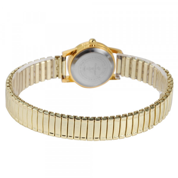 XIRUVE Montre Femme Quartz Chiffres Arabes Lisibles – Bracelet Élastique Acier Inoxydable, Petite Et Élégante, Étanchéité 30m, Idéale Cadeau