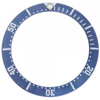 Insert Lunette Montre OMEGA Seamaster Boy Bleu