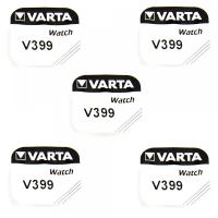 Lot 5 Piles de Montre Varta 399 1,55 V