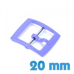 Boucle Ardillon Plastique Bleu 20 mm