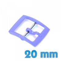 Boucle Ardillon Plastique Bleu 20 mm