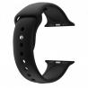 Bracelet Apple Watch 38 mm Silicone Noir