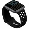 Bracelet Apple Watch 42 - 44 mm Silicone Noir à trous