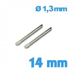 Goupille Moletée 14 mm diam. 1,30 mm - Lot de 2