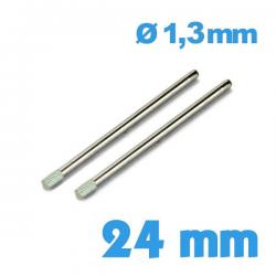 Goupille Moletée 24 mm - diam. 1,30 - Pack 2