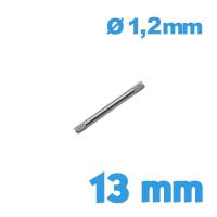 Goupille Moletée Double 13 mm diamètre 1,20 mm