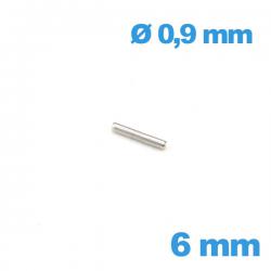 Goupille Droite Montre Acier 6 mm - diam. 0,90 mm