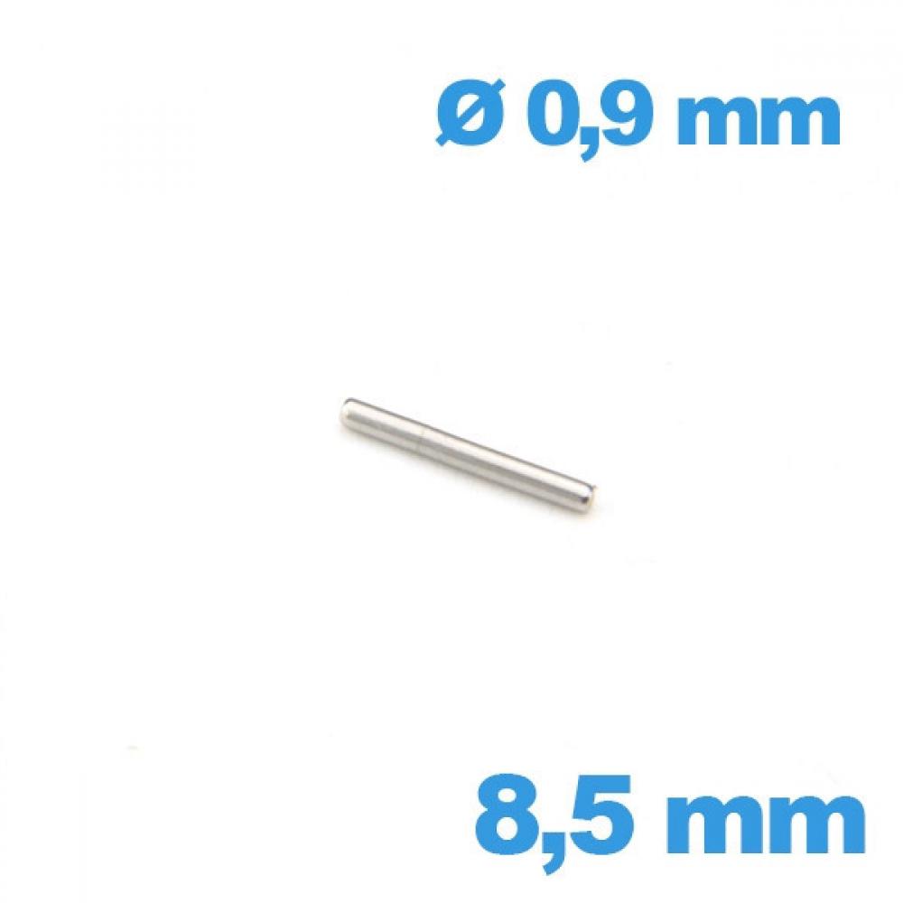 Tige Acier 8mm Avec Goupille 6mm - Pour Perçage De Perles, Mandrin, Bricolage - Marque Uxcell