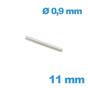 Goupille Droite pour Montre 11 mm - diamètre 0,9 mm