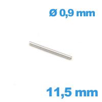 Goupille Droite 11,5 mm Acier Inoxydable - Diamètre 0,90 mm