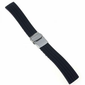 Bracelet Montre Silicone 20 mm Noir