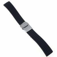 Bracelet Montre Silicone 20 mm Noir