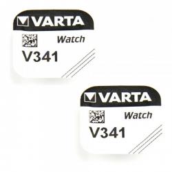 2 Piles de Montre Varta 341 - 1.55 Volts