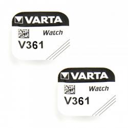 Pack 2 Piles pour Montre 361 Varta 1.55 V