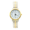 Montre Bracelet Extensible Argenté et Doré Excellanc