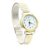 Montre Bracelet Extensible Argenté et Doré Excellanc