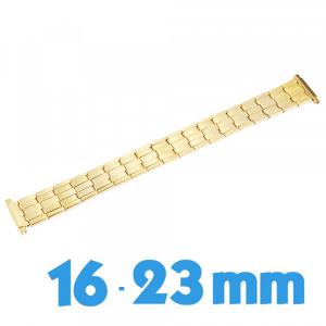 Bracelet Élastique Doré pour Montre 16 - 23 mm