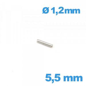 Barre Droite pour Montre 5,5 mm diamètre 1,2 mm