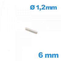 Barre Droite pour Montre 6 mm - Diamètre 1,2 mm