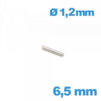 Barre Droite pour Montre Acier 6,5 mm diamètre 1,2 mm
