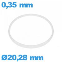 Joint verre pour horlogerie  20,28 X 0,35 mm   i-Ring  