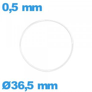 Joint montre étanchéité 36,5 X 0,5 mm silicone  O-ring  pas cher