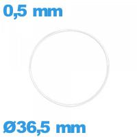 Joint montre étanchéité 36,5 X 0,5 mm silicone  O-ring  pas cher