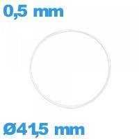 Joint 41,5 X 0,5 mm O-ring silicone  pour horlogerie 