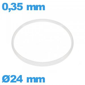 Joint  24 X 0,35 mm pour horlogerie  Cylindrique  