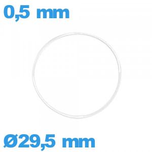 Joint horlogerie étanchéité 29,5 X 0,5 mm  silicone torique pas cher 