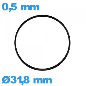 Joint 31,8 X 0,5 mm montre plat nitrile 