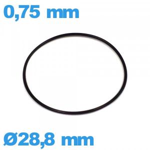 Joint 28,8 X 0,75 mm nitrile O-ring montre 