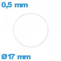 Joint  17 X 0,5 mm O-ring de montre silicone