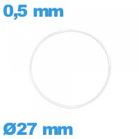 Joint  27 X 0,5 mm O-ring pour montre silicone