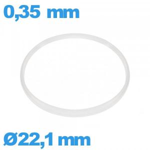 Joint  22,1 X 0,35 mm verre horlogerie    