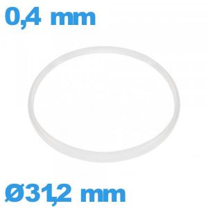 Joint verre horlogerie      31,2 X 0,4 mm pas cher