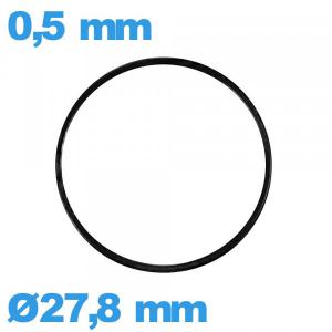 Joint de montre plat étanchéité 27,8 X 0,5 mm   