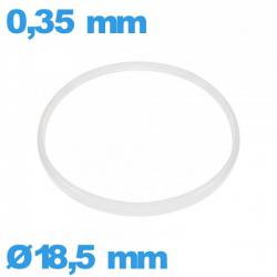 Joint verre de montre  - 18,5 X 0,35 mm  