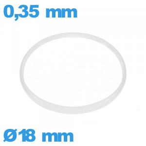 Joint d'horlogerie 18 X 0,35 mm   pas cher  