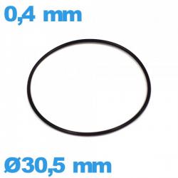 Joint étanchéité de montre de marque ISO Swiss  torique 30,5 X 0,4 mm 
