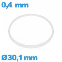 Joint verre de montre  30,1 X 0,4 mm  blanc i-Ring  