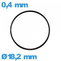 Joint nitrile iso swiss plat montre - 18,2 X 0,4 mm